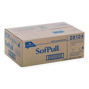 Georgia-Pacific SofPull Centerpull Paper Towels - SofPull Centerpull Regular White Paper Towels, 324 Sheets / Roll - 28124