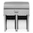 Georgia Pacific Coreless 4-Roll Toilet Paper Dispensers - Compact Quad Stainless Steel Vertical Tissue Dispenser - 56748