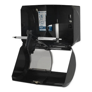 -Side Toilet Tissue Dispensers by GP Compact 2 Roll Side- - Compact Side-by-Side Double-Roll Toilet Tissue Dispenser, Black - 56784A