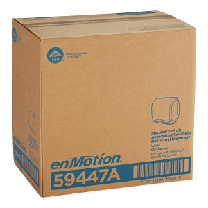 Georgia Pacific enMotion Impulse 10 Automated Towel Dispenser - EnMotion Impulse 10 Paper Towel Dispenser, Automated, White - 59447A