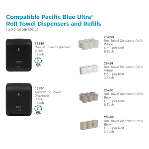 Georgia Pacific Pacific Blue Ultra Paper Towel Dispenser - Pacific Blue Ultra Mechanical Paper Towel Dispenser - 59589