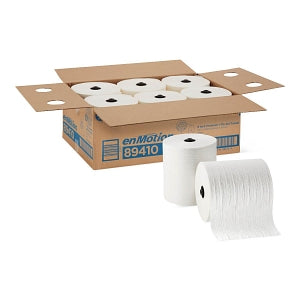 Georgia-Pacific enMotion Premium Paper Towel Roll - enMotion Premium Paper Towel Roll for Recessed Dispenser, White - 89410