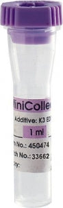 Greiner Bio-One MiniCollect K3EDTA Blood Collection Tubes - K3EDTA Whole Blood Collection Tube, 1 mL, 11 mm x 40 mm - 450474