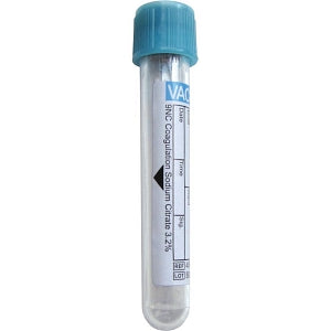 Greiner Bio One Vacuette Sodium Citrate Venous Blood Collection Tubes - Vacuette Venous Blood Collection Tube, 3.2% Sodium Citrate Additive, 2 mL - 454322