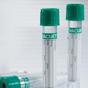 Greiner VACUETTE Sodium Heparin Blood Tubes - VACUETTE Blood Collection Sodium Heparin Tube, 9 mL - 455051