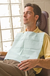 Little Rapids Dental Bibs - Dental Bib, Econogard, Tissue, White, 13" x 19" - 16185
