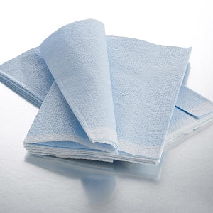 Little Rapids Drape Sheets - Drape Sheet, Tissue / Polyethylene / Tissue, 40" x 60", Blue - 318