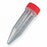Globe Scientific Diamond Midi Centrifuge Tubes with Screw Cap - 5 mL Diamond Midi Centrifuge Tubes with Assembled Red Screw Caps in Bag, Sterile - 111580S