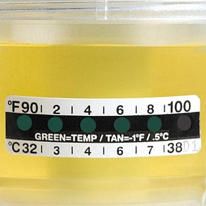 Globe Scientific Thermometer Strips - THERMOMETER STRIP, GRAD, 32-38DEG C, 50 - 112215