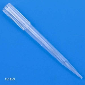Globe Scientific Universal General Purpose Pipette Tips - Universal Graduated Pipette Tips, Nonsterile, Natural, 100 to 1250μl, 96 Tips / Rack, 6 Racks / Box - 151153R-96