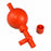 Globe Scientific Red Pipette Filler Bulb with Adapter - BULB, PIPETTE FILLER, W/ADAPTER, RUBBER, EA - 1670
