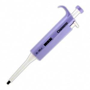 Globe Scientific Adjustable-Volume Diamond Micropipettes - PIPETTE, ADJUST VOL, 20-200 UL, LAVENDER - 3301-200