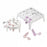 Globe Scientific White Float Microcentrifuge Tube Racks - Float Rack for 1.5 mL Microcentrifuge Tubes, White, 16 Place - 456395
