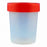 Globe Scientific Urine Specimen Containers with Screw Caps - CONTAINER, SPECIMEN, 4OZ, SCRW, RED, PP, NS - 5915