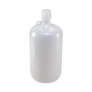 Globe Scientific Inc Diamond RealSeal Large Format Narrow-Mouth LDPE Lab Bottles - BOTTLE, NM, ROUND, LDPE, SCREWCAP, 4L, 6/CS - 7074000
