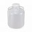 Globe Scientific Diamond RealSeal Round Wide-Mouth PP Carboys - CARBOY, WM W/HANDLE, PP, GRAD, AUTO, 10L, 6/CS - 7210010