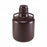 Globe Scientific Diamond RealSeal Round PP Carboys - CARBOY W/HANDLE, HDPE, AMBER, GRAD, 10L, 6/CS - 7240010AM