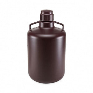 Globe Scientific Diamond RealSeal Round Heavy-Duty PP Carboys - CARBOY, HEAVY DUTY W/HND, PP, AUTO, 10L, 6/CS - 7240010