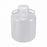 Globe Scientific Diamond RealSeal Round Heavy-Duty PP Carboys - CARBOY, HEAVY DUTY W/HND, PP, AUTO, 20L, 4/CS - 7240020