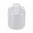 Globe Scientific Diamond RealSeal Round Wide-Mouth PP Carboys - CARBOY, WM W/HAND, LDPE, GRAD, AUTO, 10L, 6/CS - 7260010