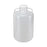 Globe Scientific Diamond RealSeal Round Wide-Mouth PP Carboys - CARBOY, WM W/HAND, LDPE, GRAD, AUTO, 20L, 4/CS - 7260020