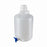 Globe Scientific Diamond RealSeal Round PP Carboys with Spigot - CARBOY W/SPIGOT, PP, GRAD, AUTO, 20L, 4/CS - 7270020