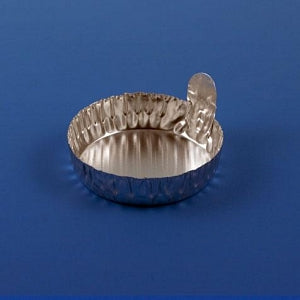 Globe Scientific Aluminum Dishes - DISH, ALUMINUM, CRIMPED, 20ML, 43MM, 1000/CS - 8305