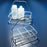 Globe Scientific Steel Bottle Carriers with Handle - BOTTLE CARRIER, W/HANDLE, STEEL, 6-PL, 74MM - BGS042