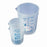 Globe Scientific Inc Tapered Polypropylene Printed Graduation Beakers - BEAKER, TAPERED, PP, PRINT GRAD, 1000ML, 5/BX - BPB1000P