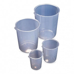 Globe Scientific Inc Tapered Polypropylene Molded Graduation Beakers - BEAKER, TAPERED, PP, MOLD GRAD, 2000ML, EA - BPM2000P