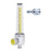 Genstar Technologies Aluminum Air Flowmeters - Aluminum Air Flowmeter, 15 LPM, DISS Nut and Nipple Adapter - FM187A-15L-DS