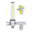 Genstar Technologies Co Inc Gentec Brass Air Flowmeters - Air Flowmeter, Brass, 15 LPM, with Power Takeoff, Chemetron - FM187B-15L-CHP