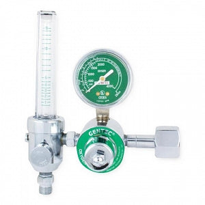 Genstar Technologies Co Inc Oxygen Regulator with Flowmeter - Diaphragm-Type Regulator with Flowmeter and CGA540 Nut and Nipple Inlet - 195M-15L