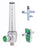 Genstar Technologies Aluminum Oxygen Flowmeters - Oxygen Flowmeter, Aluminum, 15 LPM, Chemetron - FM197A-15L-CH