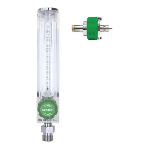 Genstar Technologies Co Inc Brass Oxygen Flowmeters - Oxygen Flowmeter, Brass, 0 - 1 LPM, Neonatal, DISS, Ohio - FM-293-01-OH