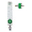 Genstar Technologies Co Inc Brass Oxygen Flowmeters - Oxygen Flowmeter, Brass, 0 - 3 LPM, Ohio - FM-293-03-OH