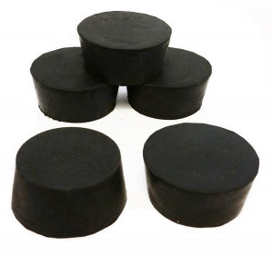 GSC International 1-Hole Rubber Stoppers - STOPPER RUBBER, SIZE 1, 1-HOLE - RS-1-1