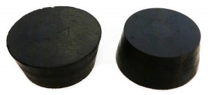 GSC International Solid Top Rubber Stoppers - STOPPER RUBBER, SIZE 14 - RS-14