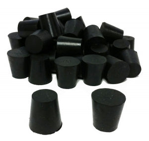 GSC International Solid Top Rubber Stoppers - STOPPER RUBBER, SIZE 3 - RS-3