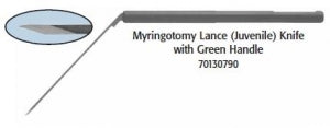 Circon / Gyrus ACMI Myringotomy Lance (Juvenile) Knives - Myringotomy Knife, Olympus, Juvenile, Lancet Blade - 70130790