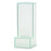 Green Acrylic Culture Tube Dispenser Holds 16mm x 100mm Tubes - 4.69"W x 8.56"D x 17.5"H