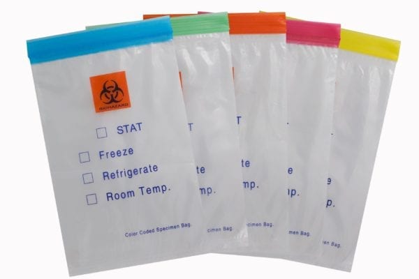 Biohazard Specimen Transport Bag	