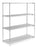 Uline Chrome Wire Shelving Unit - UNIT, SHELVING, WIRE, SS, 60X24X72" - H-4298