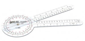 Hopkins Medical Clear Plastic Goniometers - Clear Goniometer, Plastic, 12" - 681000