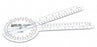 Hopkins Medical Clear Plastic Goniometers - Clear Goniometer, Plastic, 12" - 681000