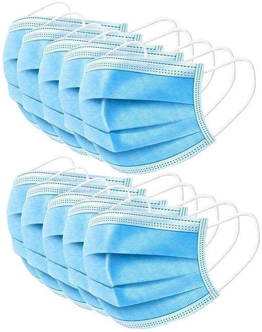Medvalue 3-Ply Disposable Earloop Face Mask - 50 Per Box