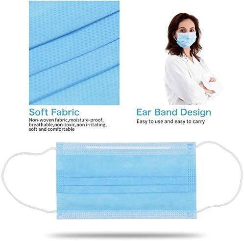Medvalue 3-Ply Disposable Earloop Face Mask - 50 Per Box