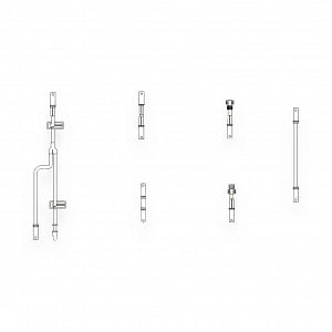 Haemonetics Extension Set Haemonetics Corporation Extension Sets - Y Set with Extension Line, 65 ...