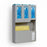 Healthcare Logistics Personal Protective Equipment Organizer - Protection Organizer, White - 17538