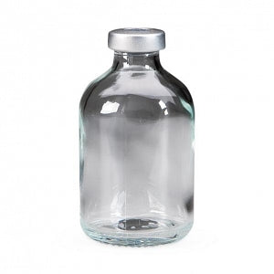 Healthcare Logistics Empty Sterile Vials - Empty Sterile Vial with Silver Cap, 50 mL - 18495